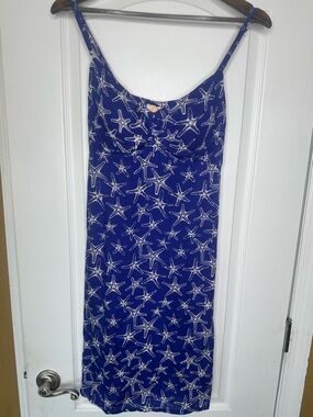 Santiki Blue Starfish Print Sundress